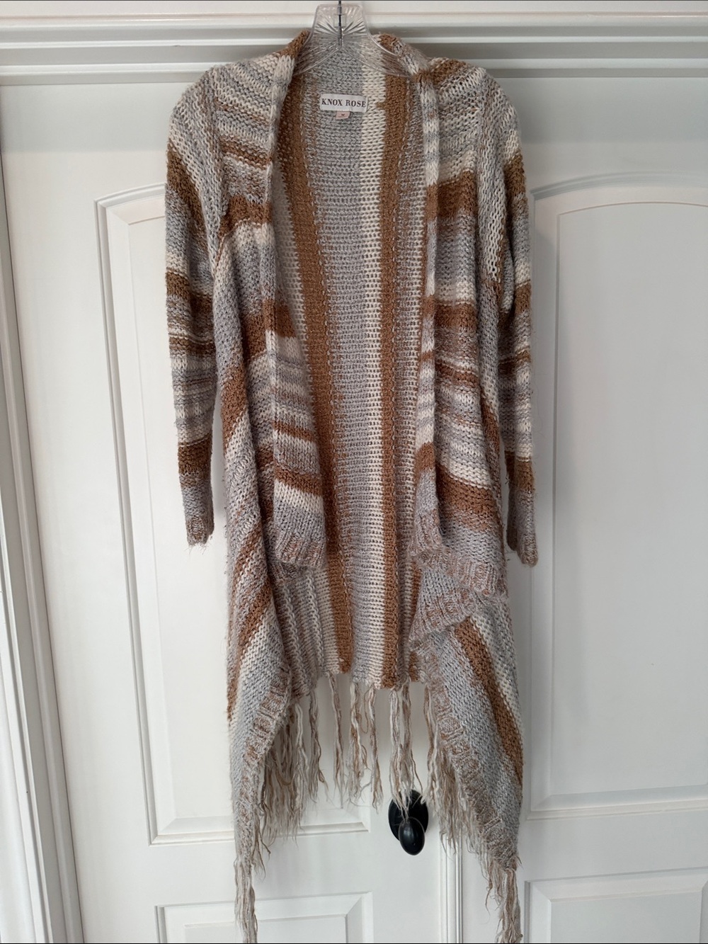 Knox Rose Fringe Open Cardigan